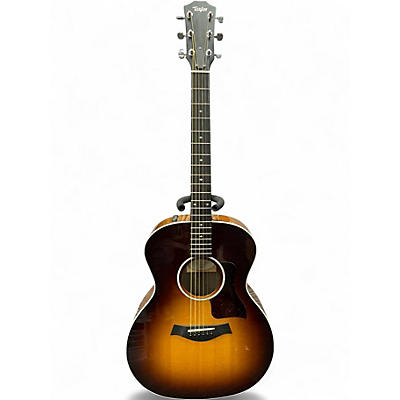 Used Taylor 214E SB DLX Sunburst Acoustic Electric Guitar