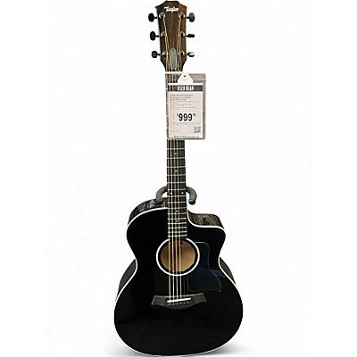 Used Taylor 214ce-BLK Plus Black Acoustic Electric Guitar