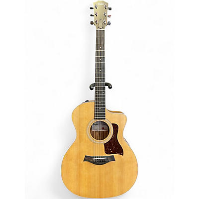 Used Taylor 214ce-K Natural Acoustic Electric Guitar