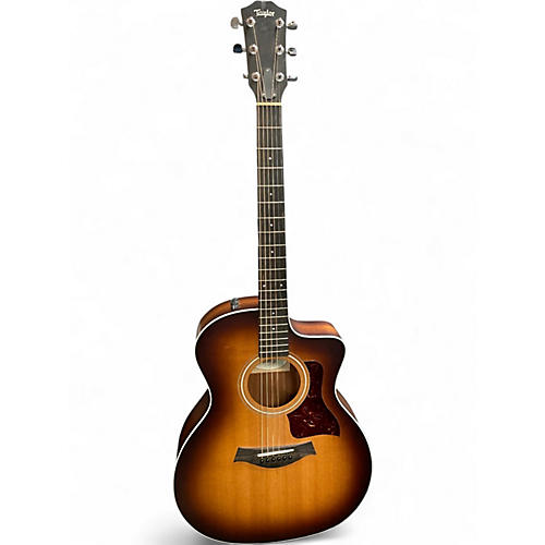 Used Taylor 214ce K-SB Sunburst Acoustic Electric Guitar Sunburst