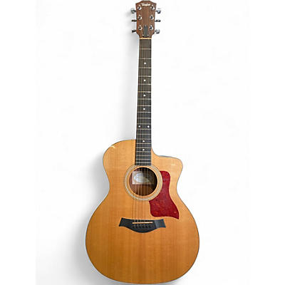 Used Taylor 214ce Natural Acoustic Electric Guitar