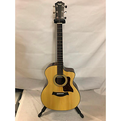 Taylor Used Taylor 214ce Plus Natural Acoustic Electric Guitar