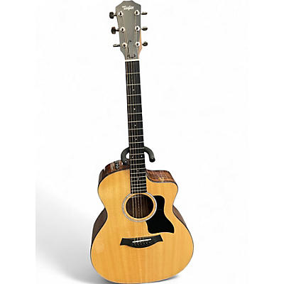 Used Taylor 214ce Plus Natural Acoustic Electric Guitar