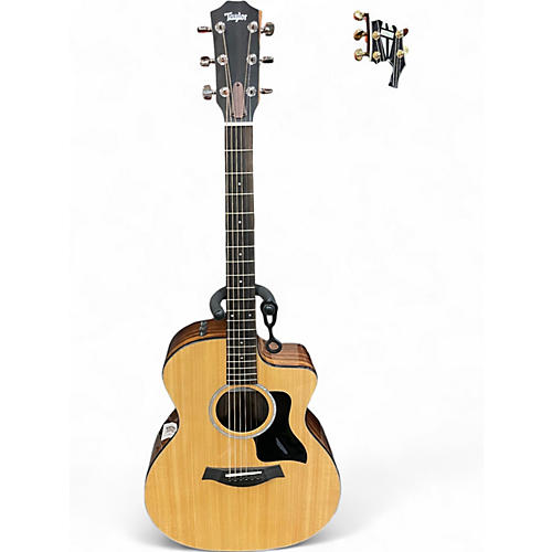 Used Taylor 214ce Plus Natural Acoustic Electric Guitar Natural