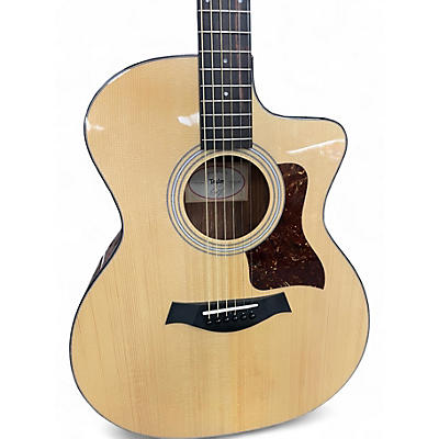 Used Taylor 214ce Plus Natural Acoustic Electric Guitar