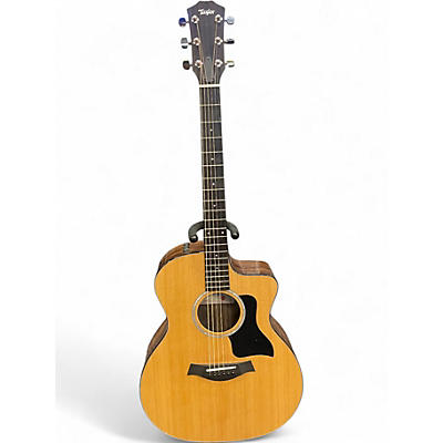 Used Taylor 214ce Plus Natural Acoustic Electric Guitar