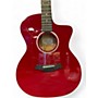Used Taylor 214ce RED DLX RED Acoustic Electric Guitar RED