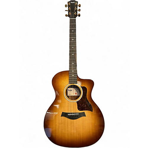 Used Taylor 214ce Sunset Blvd. Shaded Edge Burst Acoustic Electric Guitar Shaded Edge Burst