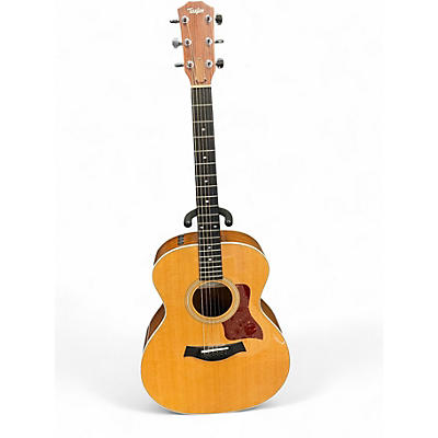 Used Taylor 214e DLX Vintage Natural Acoustic Electric Guitar