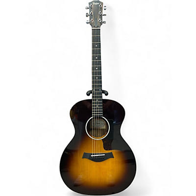 Used Taylor 214e-SB DLX 3 Color Sunburst Acoustic Electric Guitar