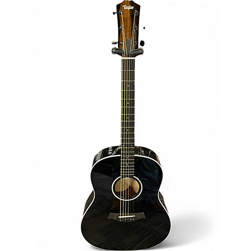 Used Taylor 217e-blk plus Black Acoustic Guitar Black