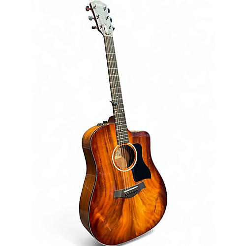 Used Taylor 220ce-K DLX Natural Acoustic Electric Guitar Natural