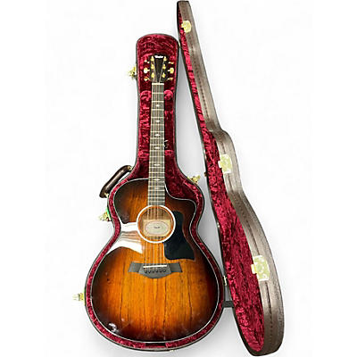 Used Taylor 222-CE-K DLX SHADED EDGE BURST Acoustic Electric Guitar