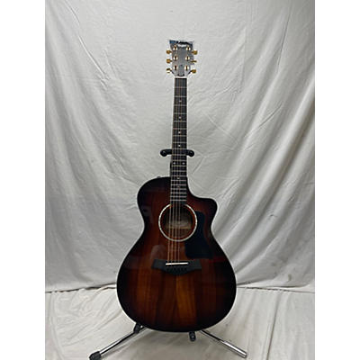 Taylor Used Taylor 222ce-k Deluxe Shaded Edge Burst Acoustic Electric Guitar