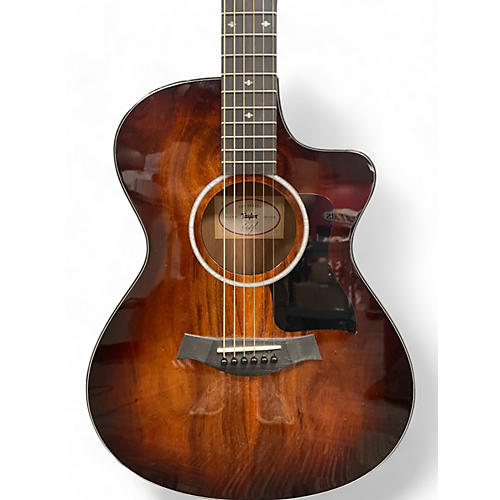 Taylor Used Taylor 222ce k deluxe koa Acoustic Electric Guitar koa