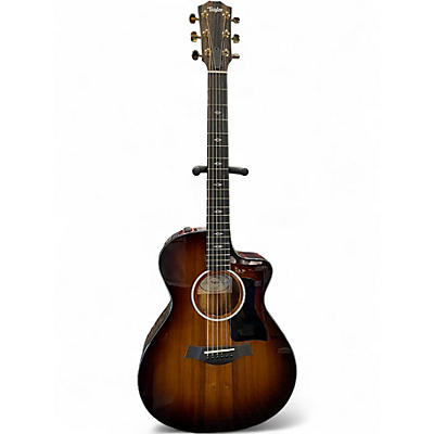 Used Taylor 222ceK-DLX 2 Color Sunburst Acoustic Guitar