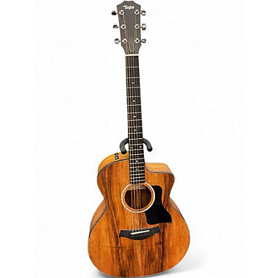 Used Taylor 224CEDLX KOA Acoustic Electric Guitar