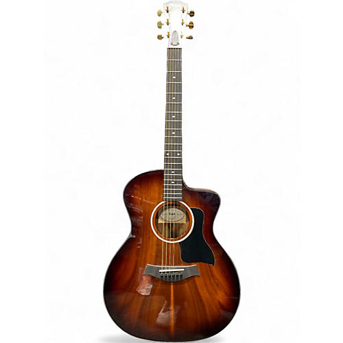 Used Taylor 224CEKDLX 2 Color Sunburst Acoustic Electric Guitar 2 Color Sunburst