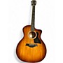 Used Taylor 224CEKDLX 2 Tone Sunburst Acoustic Electric Guitar 2 Tone Sunburst