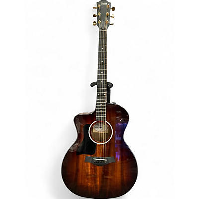 Used Taylor 224CEKDLX 2 Tone Sunburst Acoustic Electric Guitar