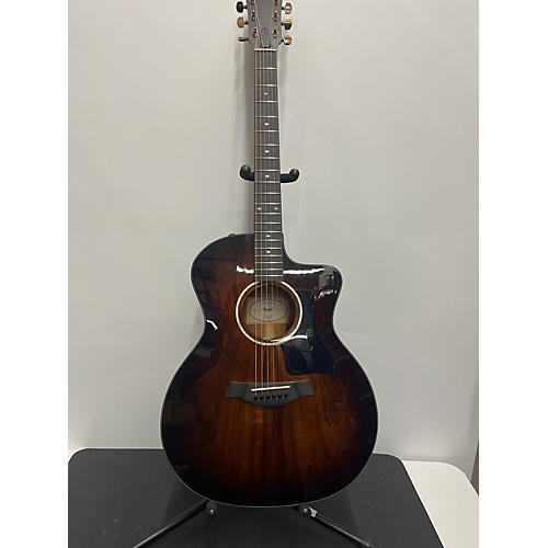 Taylor Used Taylor 224CEKDLX Brown Sunburst Acoustic Electric Guitar Brown Sunburst