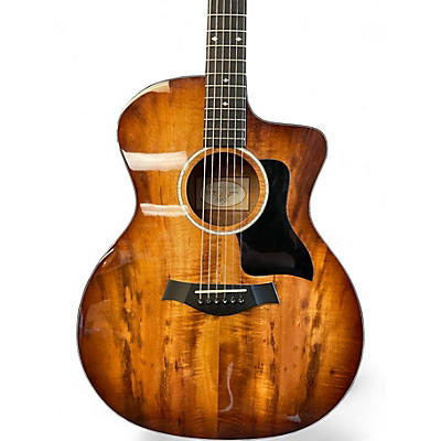 Used Taylor 224CEKDLX Koa Acoustic Electric Guitar