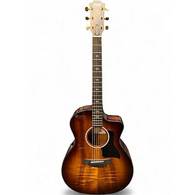 Used Taylor 224CEKDLX Koa Acoustic Electric Guitar