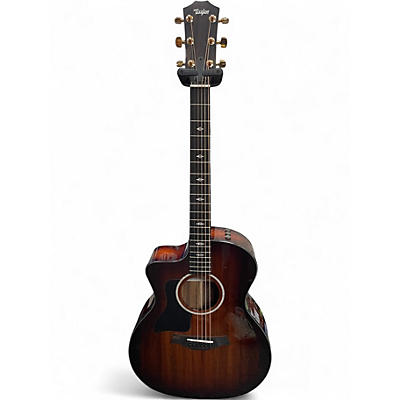 Used Taylor 224CEKDLX LH SHADED EDGE BURST Acoustic Electric Guitar