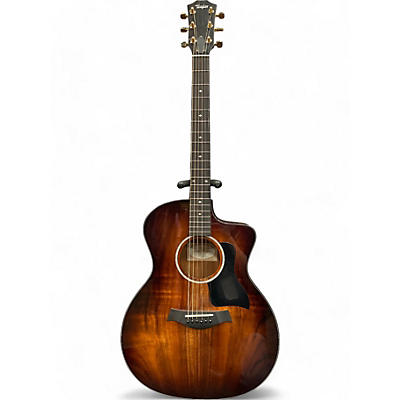 Taylor Used Taylor 224CEKDLX Mahogany Acoustic Electric Guitar