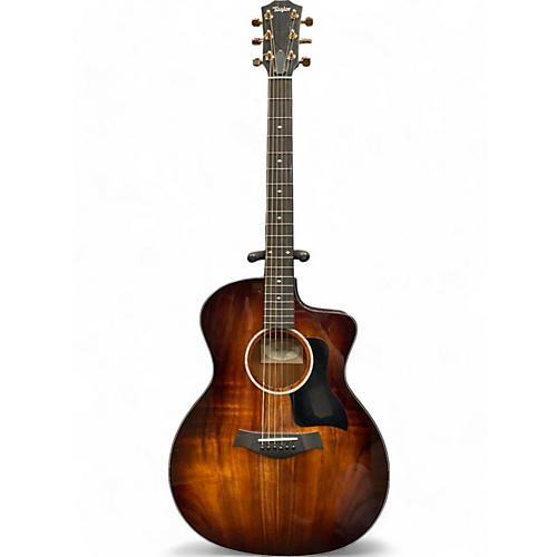 Taylor Used Taylor 224CEKDLX Mahogany Acoustic Electric Guitar Mahogany