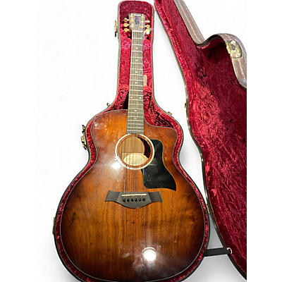 Taylor Used Taylor 224CEKDLX Mahogany Acoustic Electric Guitar