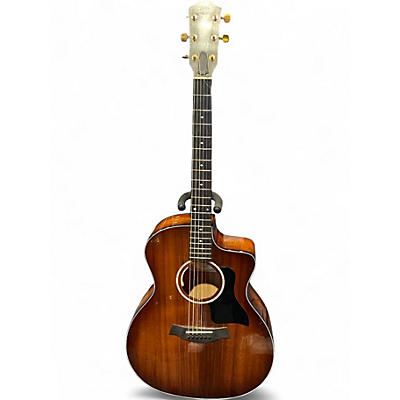 Used Taylor 224CEKDLX Mahogany Acoustic Electric Guitar