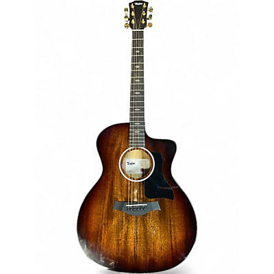 Used Taylor 224CEKDLX Mahogany Acoustic Electric Guitar