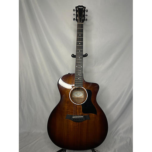 Taylor Used Taylor 224CEKDLX Natural Acoustic Electric Guitar Natural