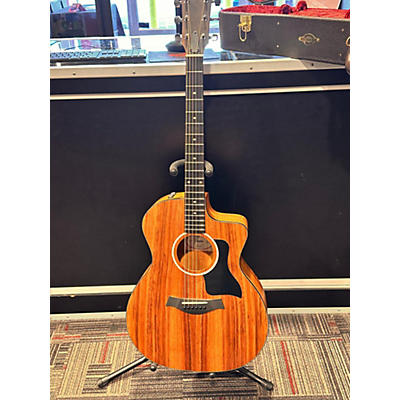 Taylor Used Taylor 224CEKDLX Natural Acoustic Electric Guitar