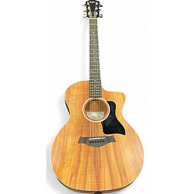 Taylor Used Taylor 224CEKDLX Natural Acoustic Electric Guitar