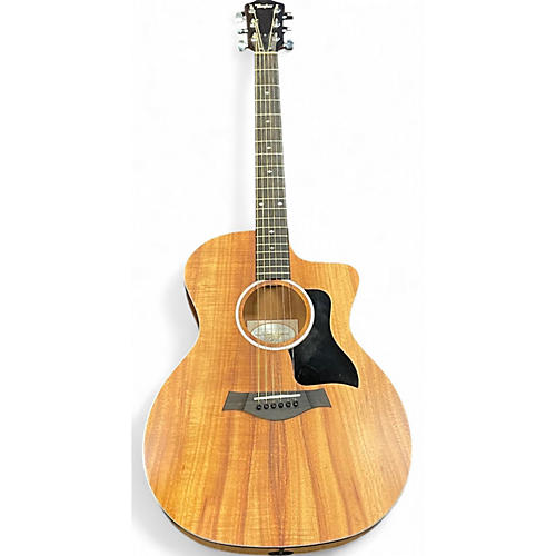 Taylor Used Taylor 224CEKDLX Natural Acoustic Electric Guitar Natural