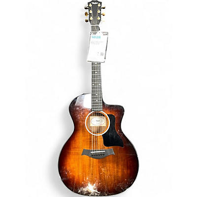 Used Taylor 224CEKDLX Natural Acoustic Electric Guitar