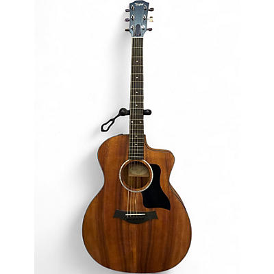 Used Taylor 224CEKDLX Natural Acoustic Electric Guitar
