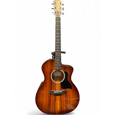 Used Taylor 224CEKDLX Natural Acoustic Electric Guitar
