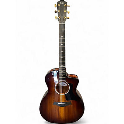 Used Taylor 224CEKDLX Natural Acoustic Electric Guitar