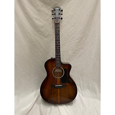 Taylor Used Taylor 224CEKDLX SHADED EDGE BURST Acoustic Electric Guitar