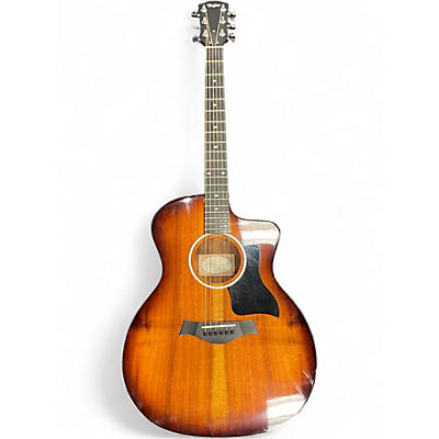 Used Taylor 224CEKDLX SHADED EDGE BURST Acoustic Electric Guitar