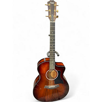 Used Taylor 224CEKDLX SHADED EDGE BURST Acoustic Electric Guitar