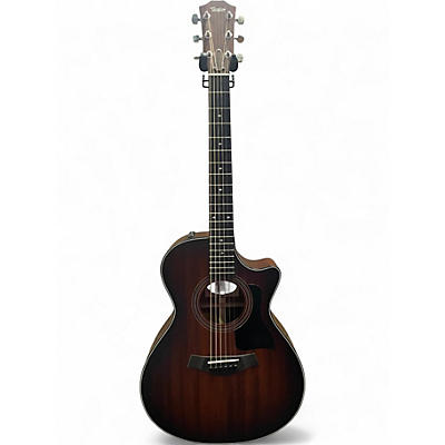 Used Taylor 224CEKDLX SHADED EDGE BURST Acoustic Electric Guitar