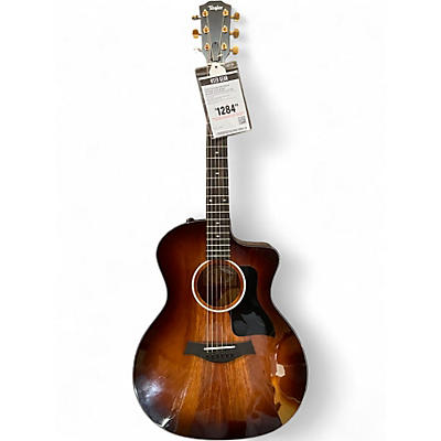 Used Taylor 224CEKDLX SHADED EDGE BURST Acoustic Electric Guitar