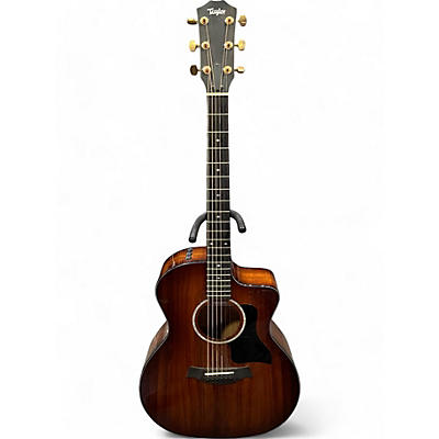 Taylor Used Taylor 224CEKDLX SHAED EDGE BURST Acoustic Electric Guitar