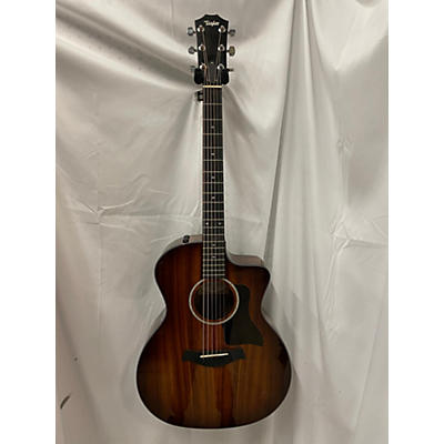 Taylor Used Taylor 224CEKDLX Shaded Edge Acoustic Electric Guitar