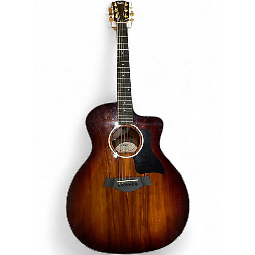 Used Taylor 224CEKDLX Shaded Edge Burst Acoustic Electric Guitar Shaded Edge Burst