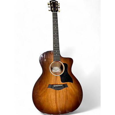 Taylor Used Taylor 224CEKDLX Sunburst Acoustic Electric Guitar